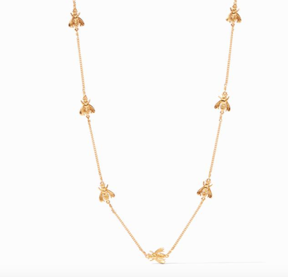 Julie Vos Bee Delicate Station Necklace
