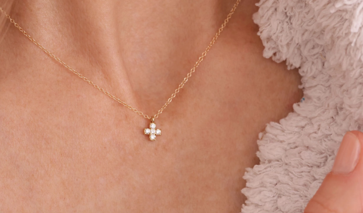 E Newton Couture Cross Necklace