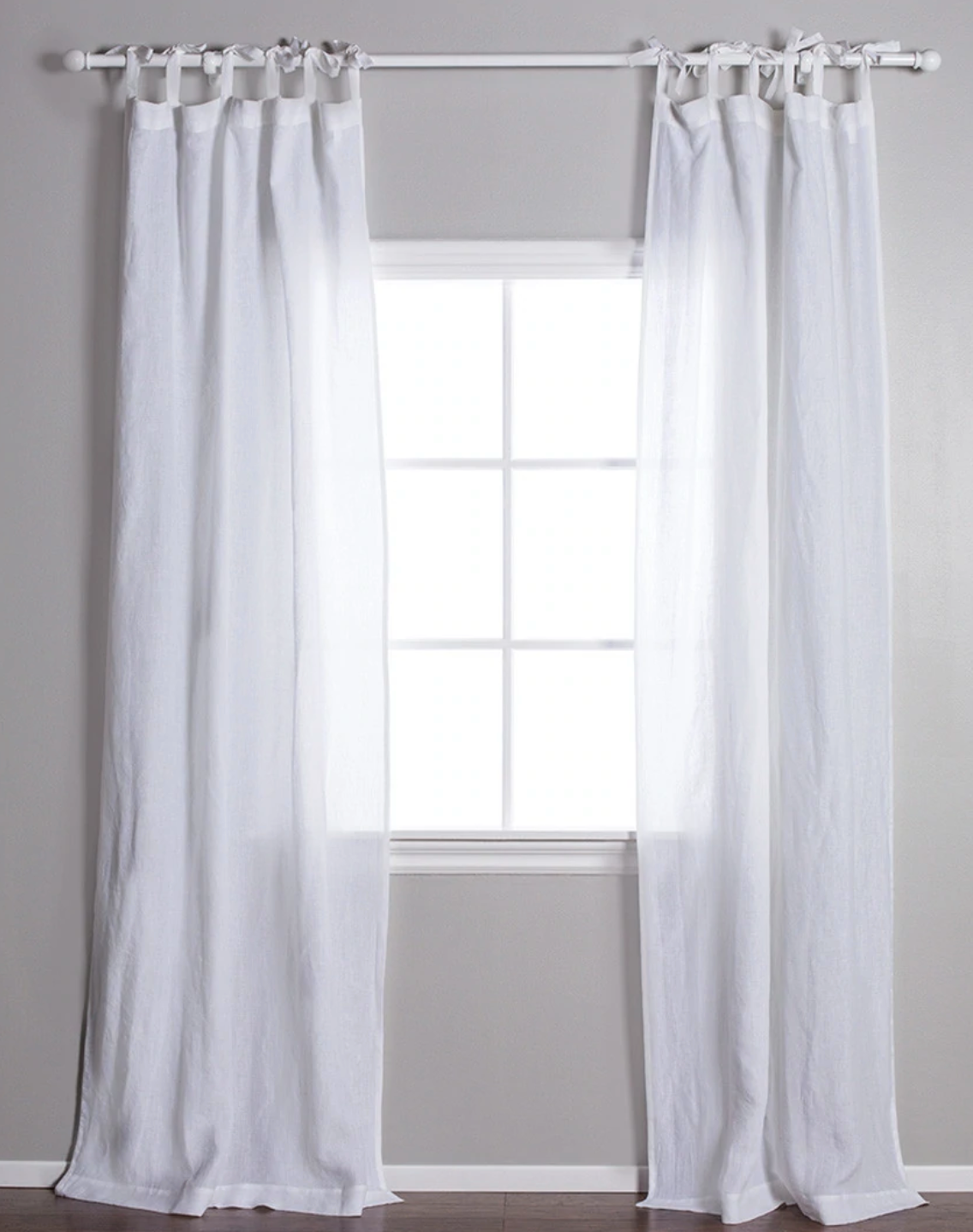 Tie Top Curtains - Final Sale 40% off in cart