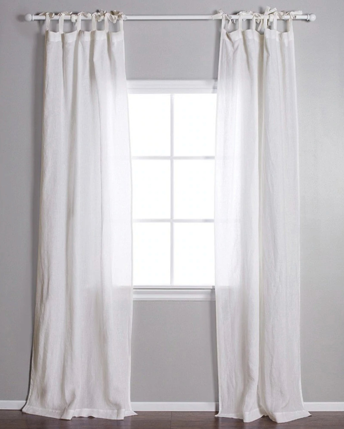 Tie Top Curtains - Final Sale 40% off in cart