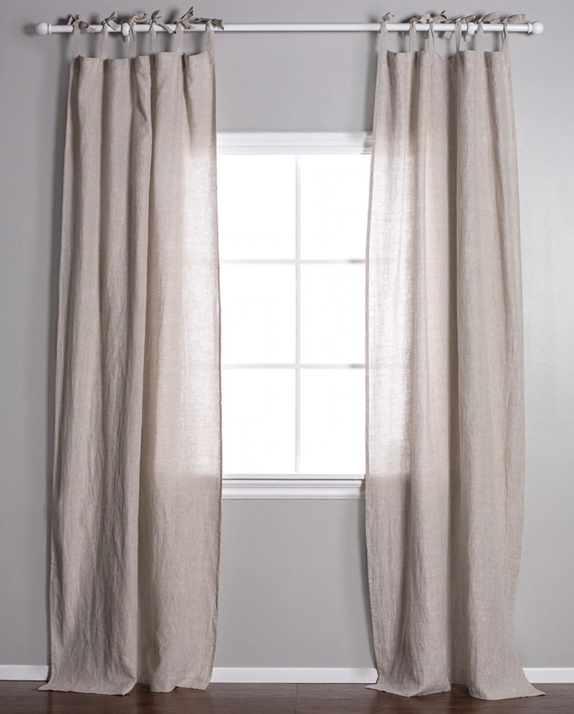 Tie Top Curtains - Final Sale 40% off in cart