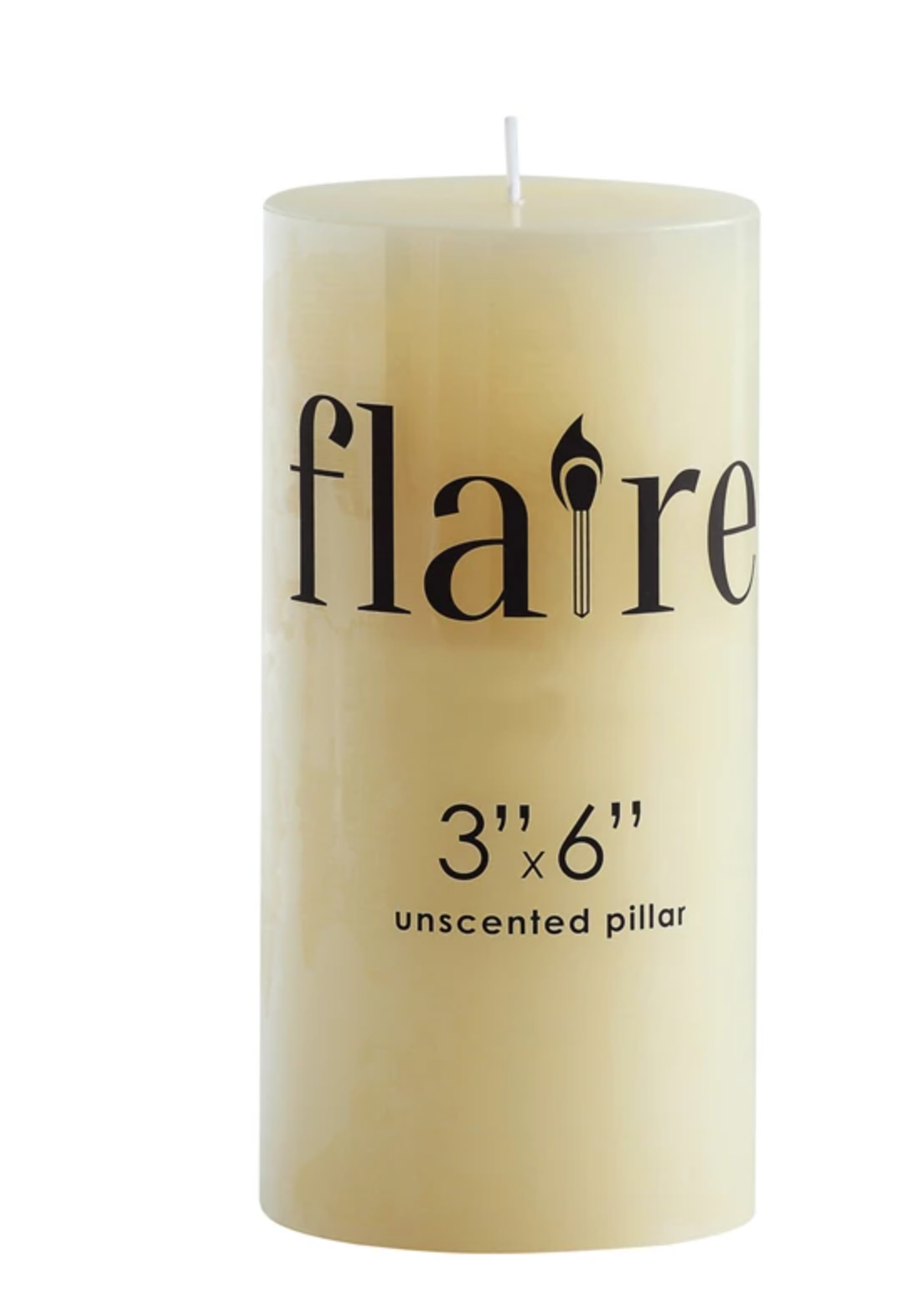 Unscented Pillar Candle 3"x6"