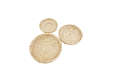 WOVEN CANE TRAY