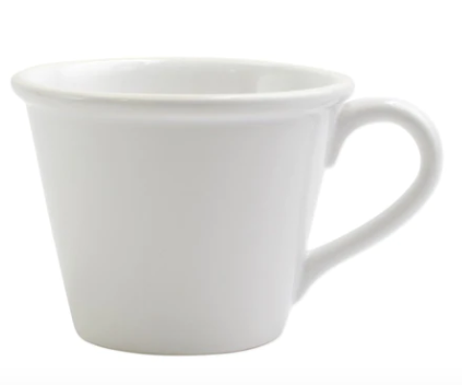 Vietri Chroma White Mug - Final Sale 40% off