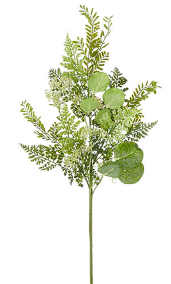 36" MIXED FERN SPRAY