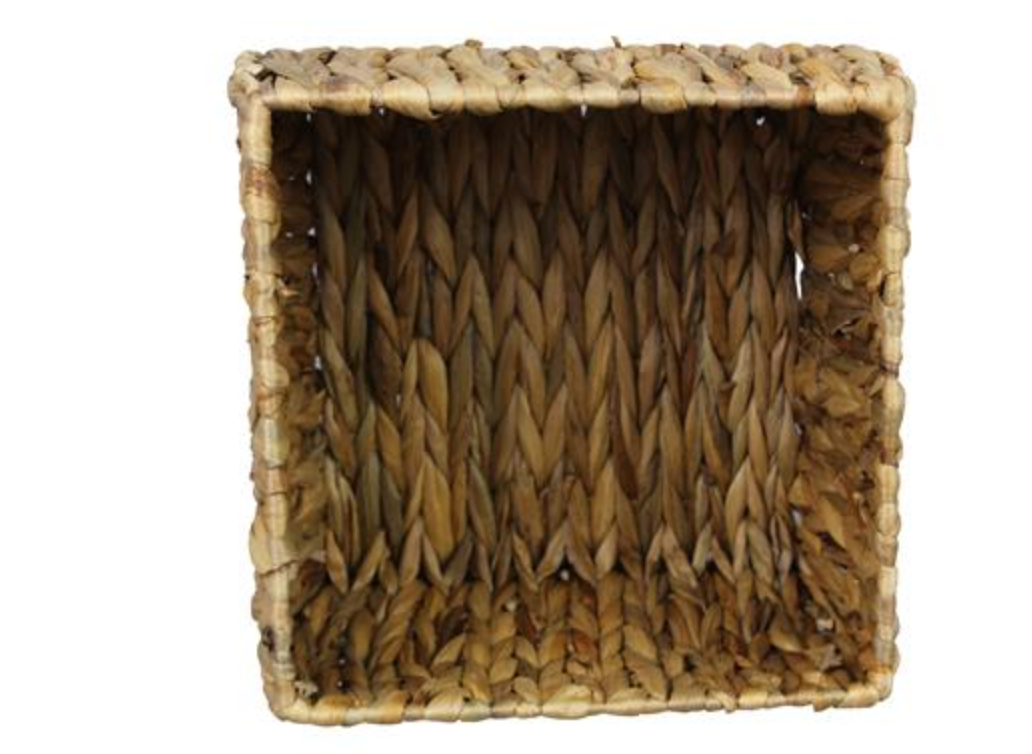 Natural Woven Rectangle Basket