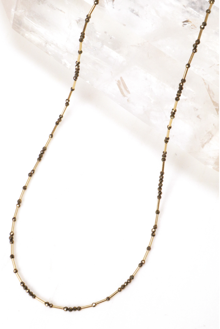 Pyrite Liquid Wrap Bracelet - Final Sale 25% off in cart*