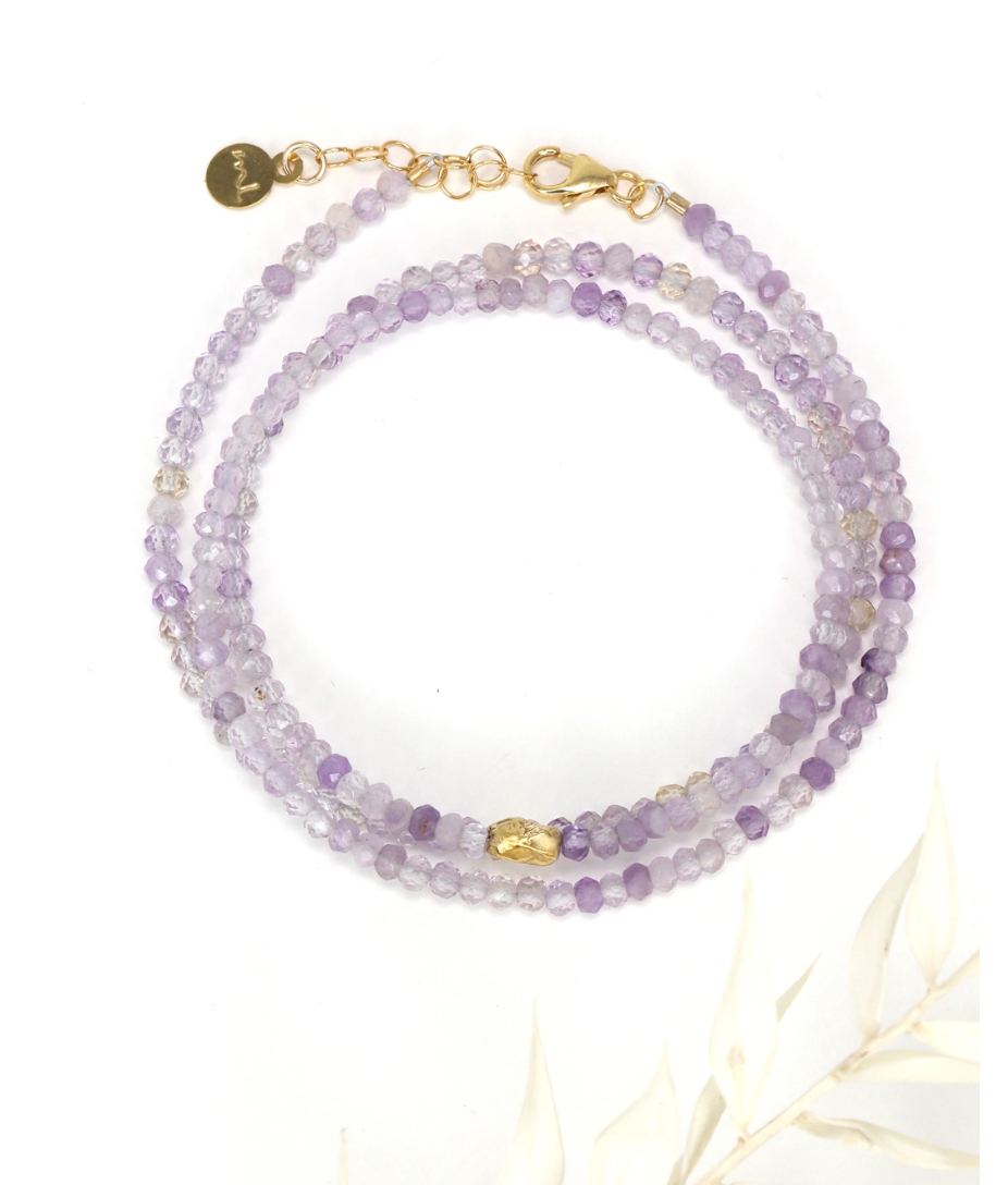 Amethyst Stratus Wrap Bracelet - Final Sale 25% off in cart*