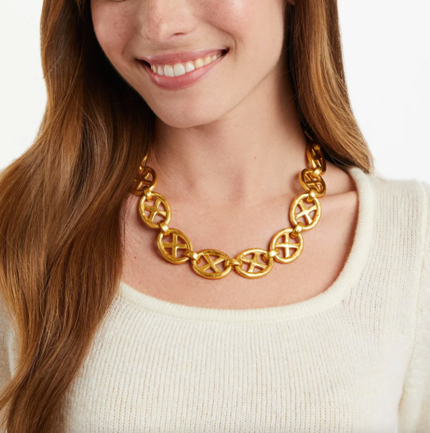 Julie Vos Avalon Link Necklace