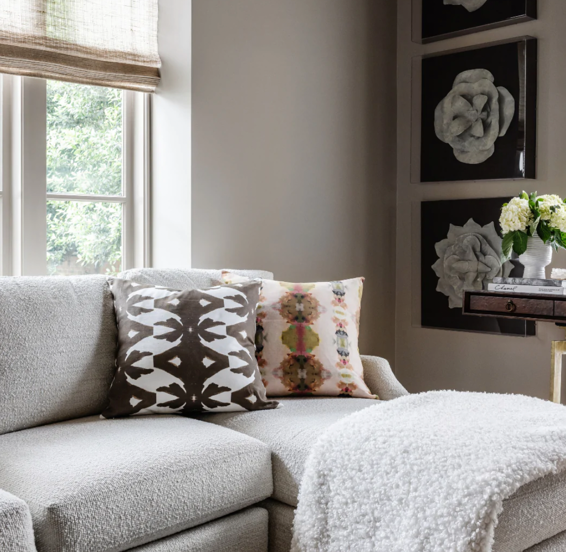 Palm Cocoa Pillow - Final Sale 30% off in cart