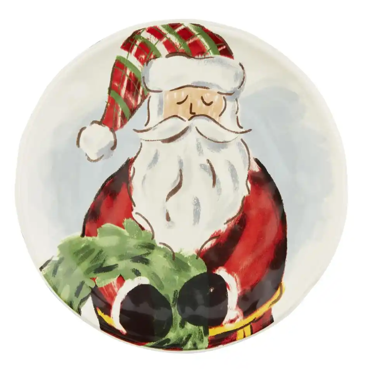 Santa salad outlet plates