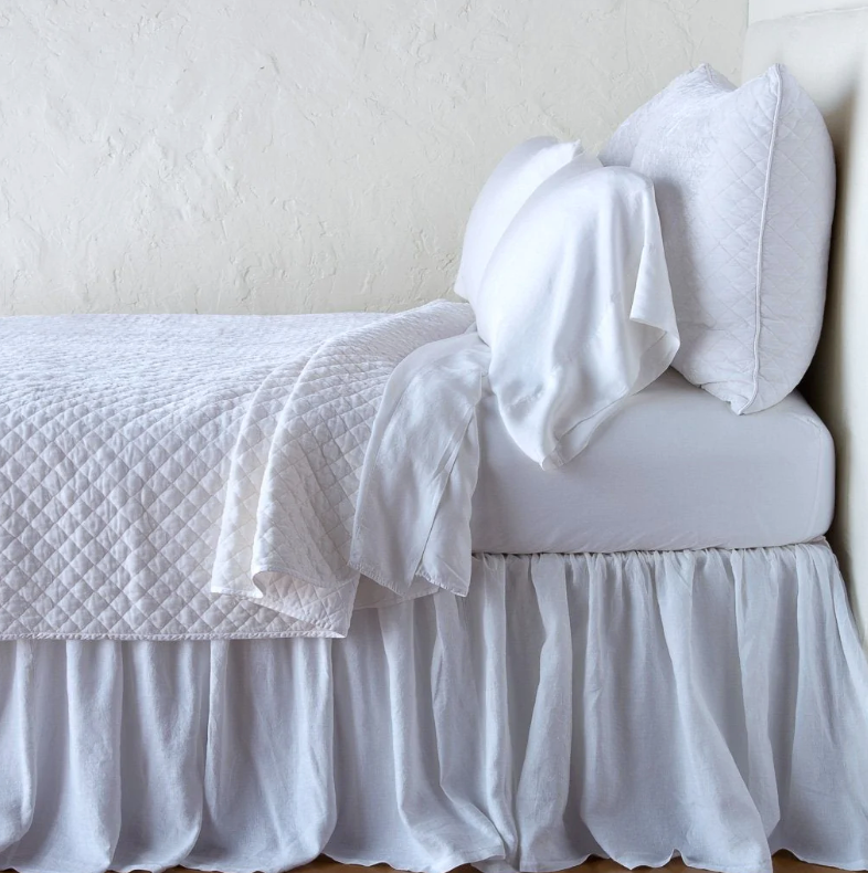 Silk Velvet Quilted Coverlet