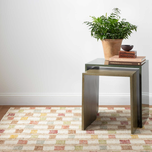 Mosaic Woven Jute Rug