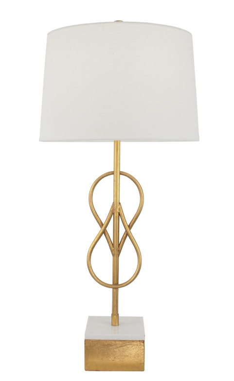 Love Knot Gilded Table Lamp - Final Sale 30% off in cart