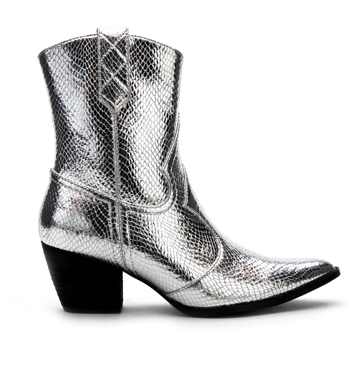 Matisse Bambi Boots - Silver Snake - Final Sale 50% off in cart