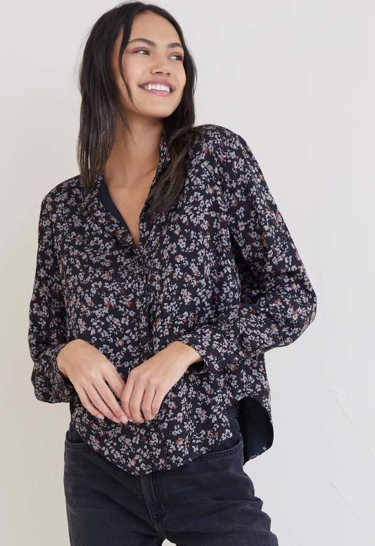 Bella Dahl Capri Button Down Shirt Final Sale 50 off