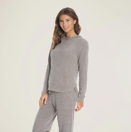 Barefoot dreams cozychic ultra lite pullover hoodie best sale