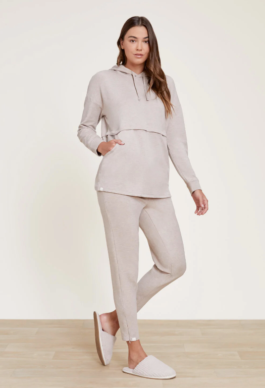 Barefoot Dreams Malibu Collection Fleece Luxe Lounge Anorak Sweatshirt - Final Sale 30% off in cart