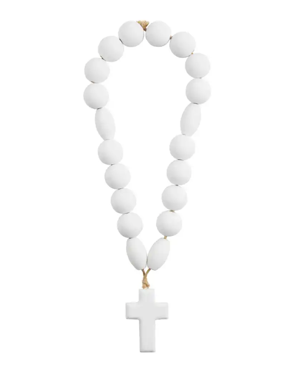White Bead Decor