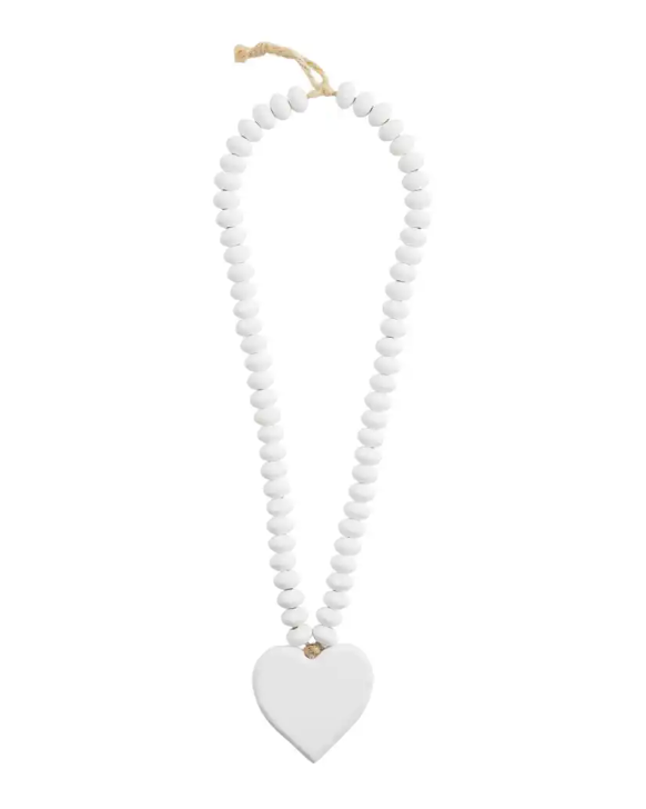 White Bead Decor