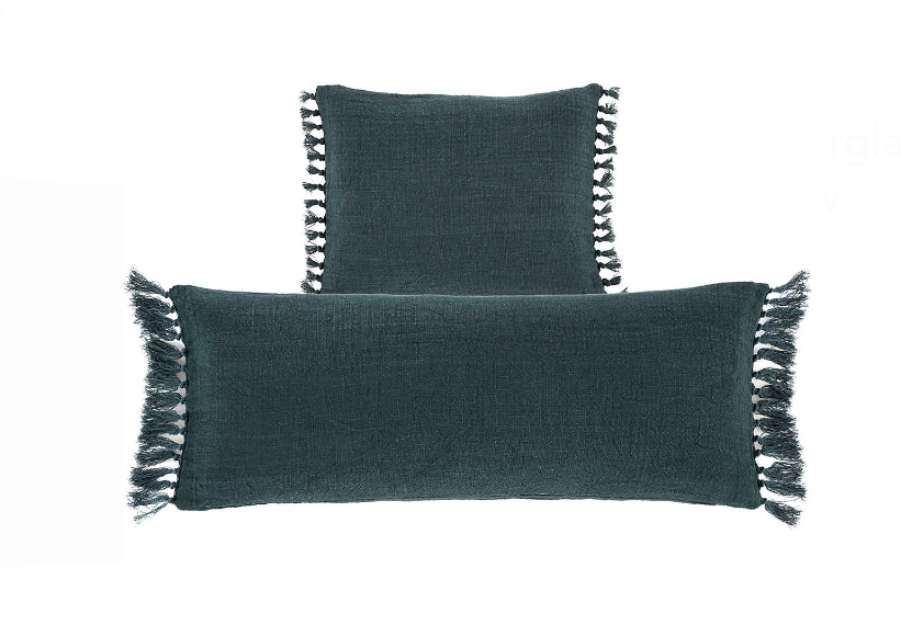 Evelyn Linen Decorative Pillow - Final Sale 40% off in cart