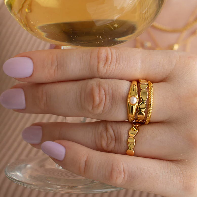 Pearl Signet Ring