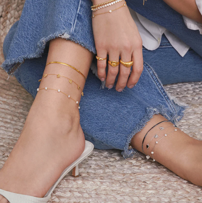 Eloise Pearl Anklet