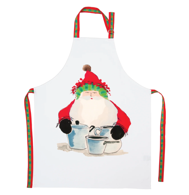 Vietri Old St. Nick Adult Holiday Apron