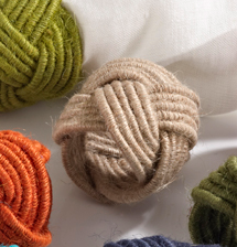 Braided Jute Napkin Rings - Set of 4 - Final Sale 40% off in cart