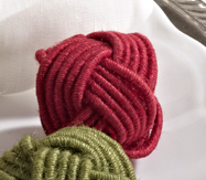Braided Jute Napkin Rings - Set of 4 - Final Sale 40% off in cart