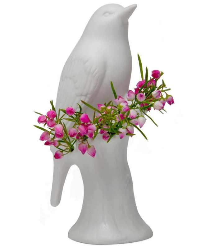 Porcelain Bird Vase