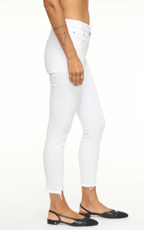 Pistola Audrey Mid Rise Skinny Crop - Seashell Vintage - Final Sale 20% off in cart