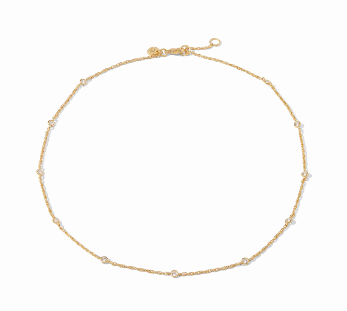 Julie Vos Celeste Delicate Station Necklace