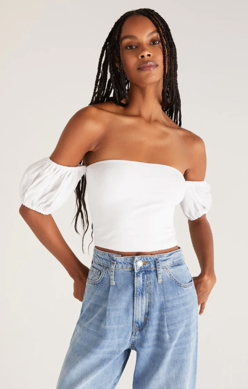 Z Supply Xenia Off Shoulder Top - Final Sale 50% off in cart