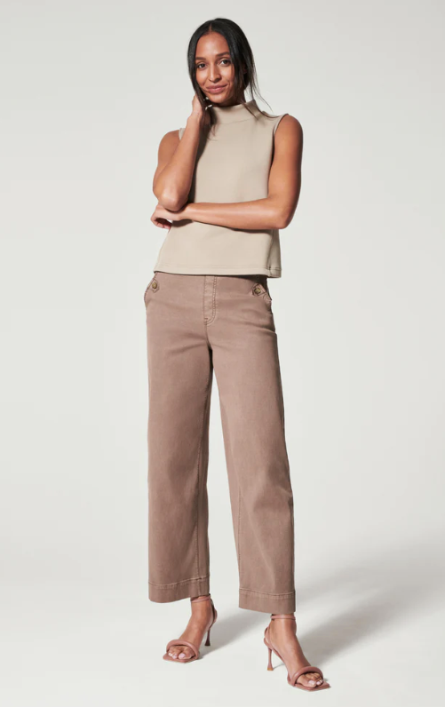 SPX Stretch Twill Cropped Wide Leg Pant – Miss Cocky