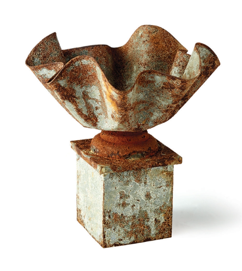 Galvanized Handkerchief Planter