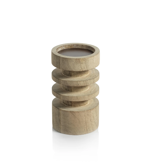 Le Salama Carved Pillar Holder - Final Sale 40% off in cart