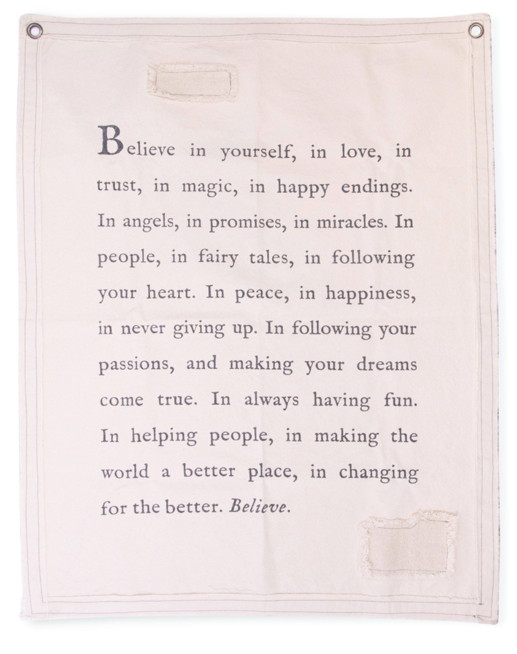 Canvas Wall Tarp - 31.5" x 40"