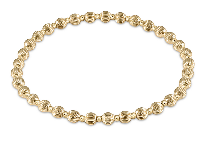 E Newton Dignity Grateful Pattern Bead Bracelet