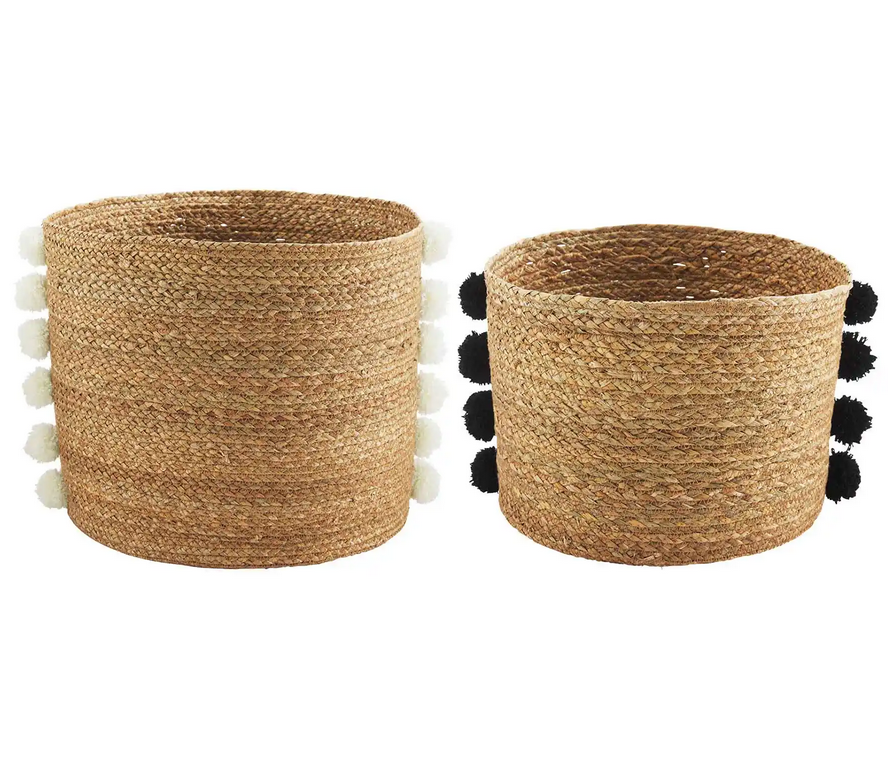 Pom Seagrass Basket