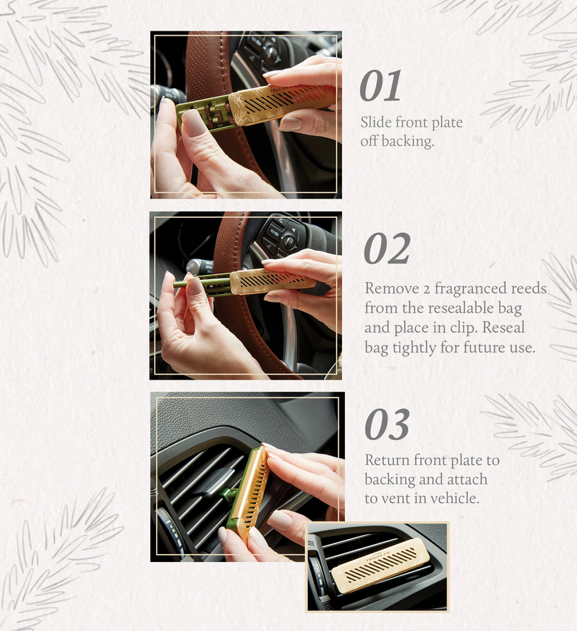 Thymes Frasier Fir Car Diffuser Refills