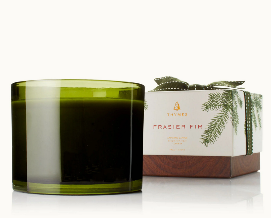 Thymes Frasier Fir Poured 3-Wick Candle