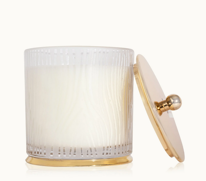 Frasier Fir Frosted Wood Grain Candle