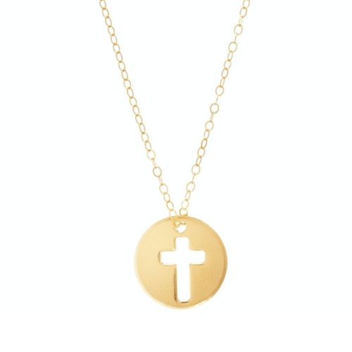 E Newton 16'' Necklace Gold - Blessed Disc