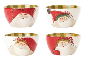 Vietri Old St. Nick Assorted Cereal Bowls - Sold Individually