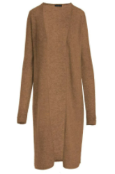 Heather Cashmere Long Duster