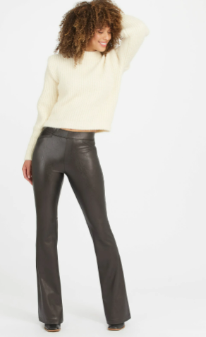 SPANX Leather Like Flare - Final Sale