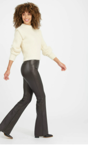 SPANX Leather Like Flare - Final Sale