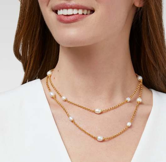 Julie Vos Marbella Station Necklace