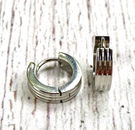 Inspire Designs Huggie Hoop Earrings - Final Sale